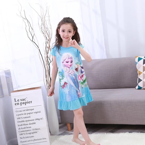 Princess Anna Elsa Frozen Dress - Picture 2 of 3